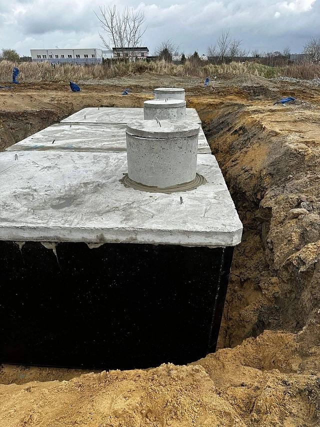 Betonová nádrž na vodu